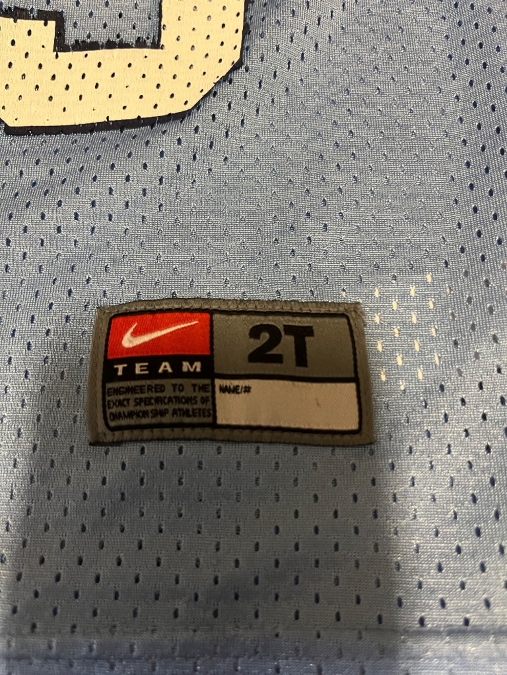 Nike UNC Jersey 2T - Picture 2 of 5